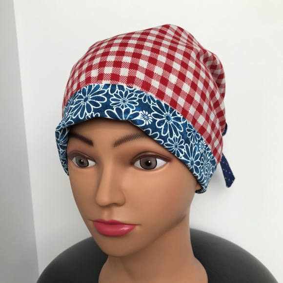 Scrub CAP/HAT *Reversible *Long Ties NWOT - Picture 12 of 16